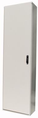 BP-F-800/20/3-P OBUDOWA METALOWA STOJĄCA 2060X800X300 DRZWI PEŁNE DŹWIGNIA IP30 SZARY