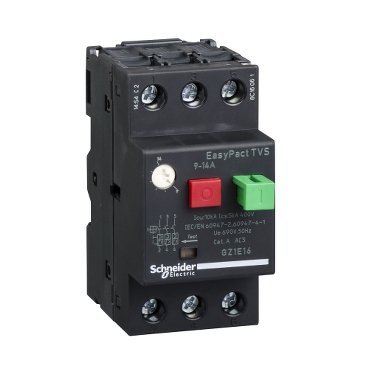 Schneider Electric Wyłącznik silnikowy GZ1E napęd przyciskowy I=9-14A zaciski skrzynkowe, GZ1E16