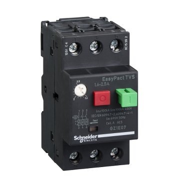 Schneider Electric Wyłącznik silnikowy GZ1E napęd przyciskowy I=1,6-2,5A zaciski skrzynkowe, GZ1E07