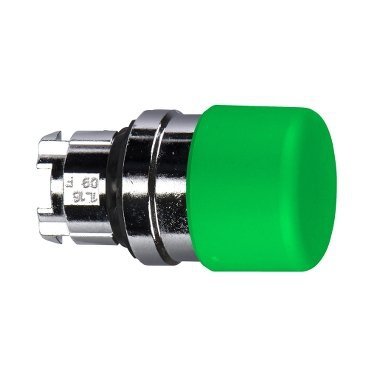 Schneider Electric Harmony XB4 Główka przycisku grzybkowego Ø30 zielony z samoczynnym powrotem metalowy, ZB4BC34