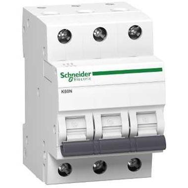 Schneider Electric Wyłącznik nadprądowy K60 K60N-C32-3 C 32A 3-biegunowy, A9K02332