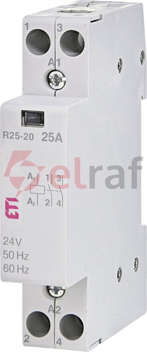 Stycznik modułowy 20A 24V AC 2Z 0R R 20-20 24V 002461211