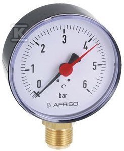 MANOMETR RF80 PIONOWY 1/2&quot; 0-6BAR