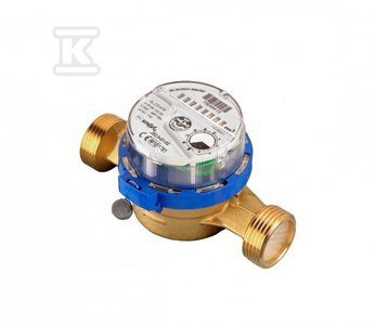 WODOMIERZ JS2,5-02,R100, DN15, ZW