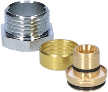 ZŁĄCZKA ZACISK.ALUPEX 16X2 GZ1/2&quot; CHRO