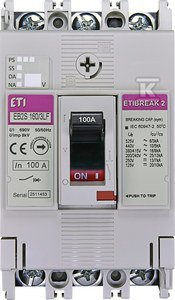 EB2S 160/3LF 100A 3P WYŁ.MOCY 16KA