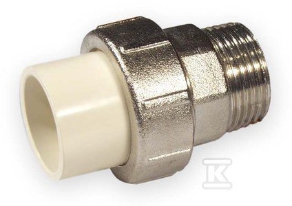 ŚRUBUN PLAST-METAL WKR KW/GZ 1/2&quot; PVC-C