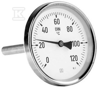 TERMOMETR BITH80, 120C/63MM AXIAL