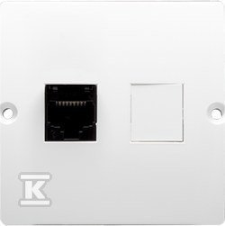 GN.KOMP.RJ45 POJ.5 KAT.BIAŁE BMF51.02/1