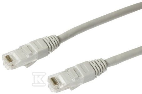 KABEL KROSOWY UTP KAT.5E PVC 5 M SZARY