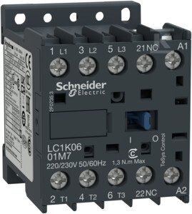 STYCZ.TESYS K AC3 9A 3P 1NC 24VAC