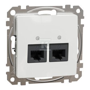 GN.KOMP.2XRJ45 6UTP BIAŁY SEDNA DES