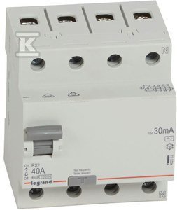 WYŁ.RP. 40A 30MA AC 4P RX3