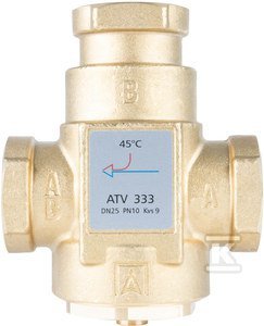 ZAWÓR TEMP.ATV 333,DN25,RP1&quot;,KVS9,45 C
