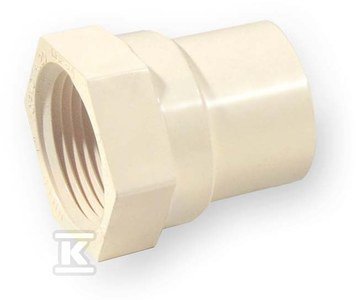 ZŁĄCZKA NAKR Z USZCZELKĄ KW/GW 1/2&quot; P