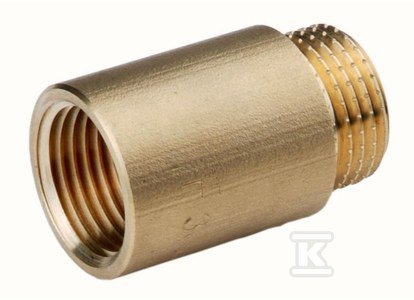 PRZEDŁUŻKA MOSIĘ.3/4&quot; 25MM ŻÓŁTA O