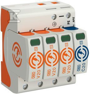 V20-3+NPE-280 OGRANICZNIK PRZEPIĘĆ, 4P