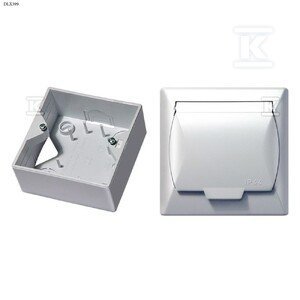 GN.1-KR.Z/U IP44 KL+PU.N/T AKCENT BIAŁY