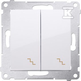 ŁĄCZ.SCH.PODW.PODŚW.+RAM.IP44 BI.SIMO