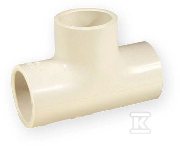 TRÓJNIK RÓWNOPRZEL KW/KW/KW 3/4&quot; PVC-C