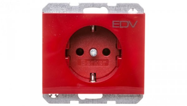 K.1/K.5 Gniazdo SCHUKO z nadrukiem EDV czerwone 47157115