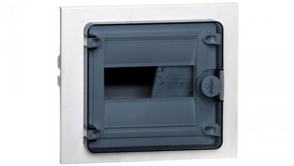 Rozdzielnica modułowa 1x8 podtynkowa IP40 Golf (drzwi transparentne) VF108TD
