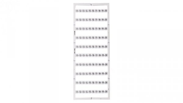 Oznaczniki Mini-WSB 10x 11-20 biały 248-503 /5szt./