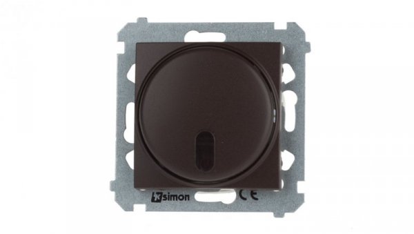 Simon 54 Ściemniacz naciskowy zdalnie sterowany 20–500W brąz mat DS13T.01/46