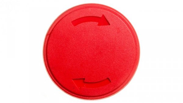 Napęd przycisku bezpieczeństwa czerwony przez obrót bez podświetlenia LPCB6634