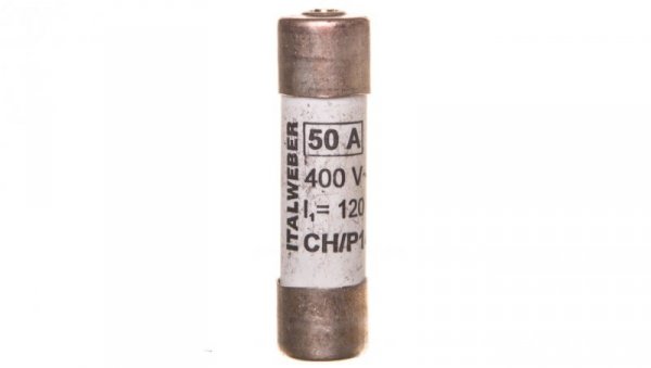 Wkładka bezpiecznikowa cylindryczna 14x51mm 50A gG 400V CH14/P /z wybijakiem/ 006711020 /10szt./