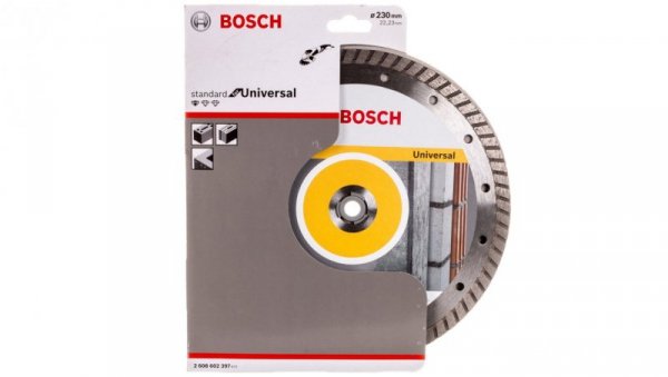 Diamentowa tarcza tnąca Professional for UNIVERSAL Turbo 230 Bosch 2608602397