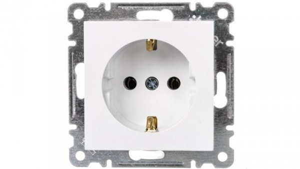 Lumina Gniazdo pojedyncze Schuko białe WL1050