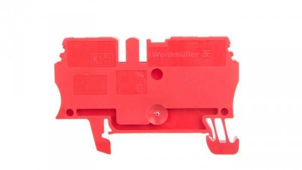 Złączka szynowa przelotowa 2-przewodowa 2,5mm2 czerwona ATEX ZDU 2.5 RT 1683260000