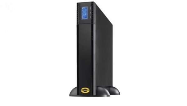 Zasilacz awaryjny UPS Orvaldi V1000 on-line 2U LCD 1000VA/800W czysta sinusoida VGA1KRT