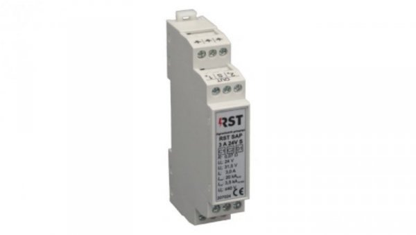 Ogranicznik przepięć do pętli systemów sygnalizacji pożaru D1, RST SAP 3A 24V S 207024