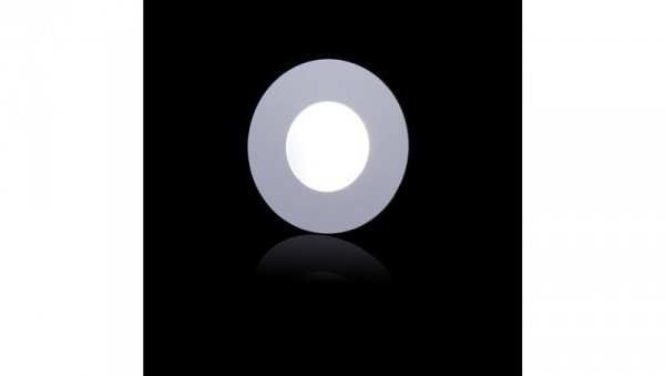Lampka LED Ring Biały 230V 2W - Zimna 23/WS/K/WP/230V