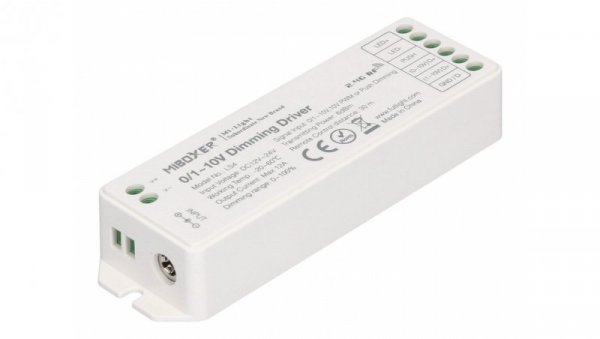 Sterownik LED MiLight 8-stref MONO 0-10V 1-10V PWM max.12A LS4