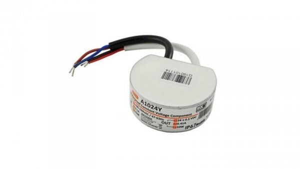 MPL- Zasilacz 10W 24V DC A1024Y IP66 do puszki fi 60, dopuszkowy