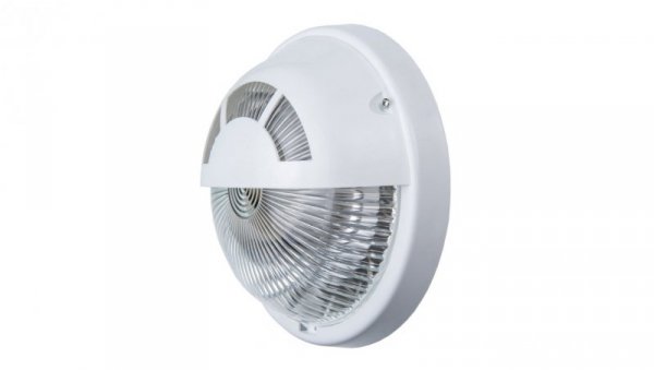 Oprawa EMOTION, E27 z czujnikiem ruchu HF, 60W, biała-polipropylen, klosz przeźroczysty-poliwęglan, IP44, IK10, A2250-P-HF