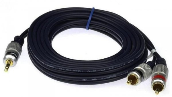 Kabel wt.Jack 3,5-wt.2RCA digital JKD10 2,5m