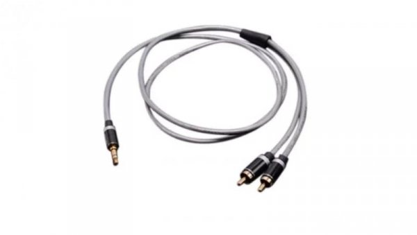 Kabel Jack 3,5-2RCA slim JKR52 5m Vitalco