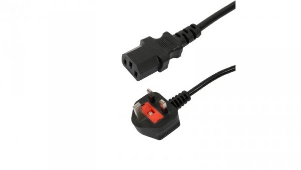 Kabel zasilający angielski 1,8m UK C13 BS1363 ESPE
