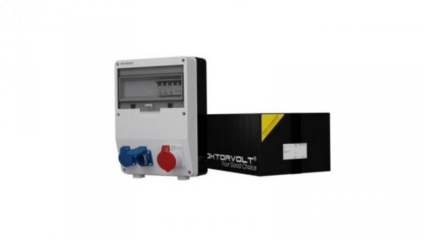 Rozdzielnica budowlana TD-S 16A 2x230V Schuko Doktorvolt 6756