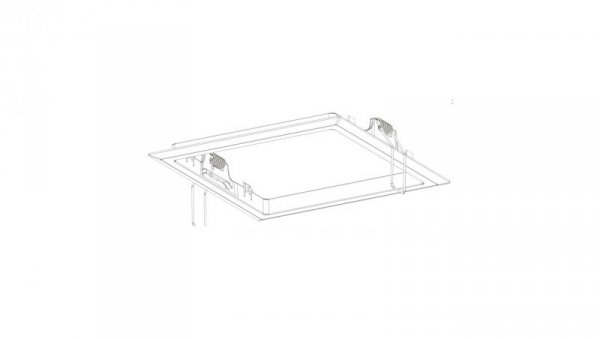 Intelight Ramka do montażu podtynkowego STARLED QUAD biała 93001
