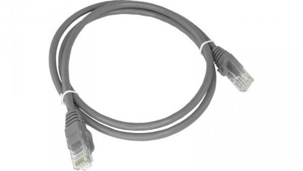 Patch-cord U/UTP kat.6 PVC 0.25m szary KKU6SZA0.25