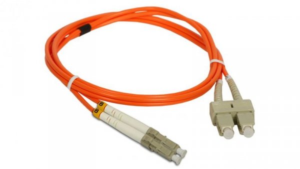Patch cord MM OM2 LC-SC duplex 50/125 1.0m FOC-LCSC-5MMD-1