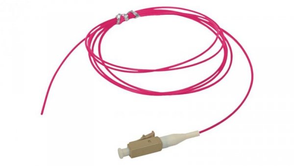 Pigtail MM OM4 1G 50/125 wtyk LC dł. 2 m FOI-LC-5MM-2-4