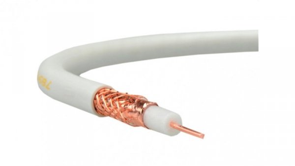 Przewód antenowy 75ohm YWDXpek HD-1000 1,15/4,8/6,6 biały Elektrokabel /100m/