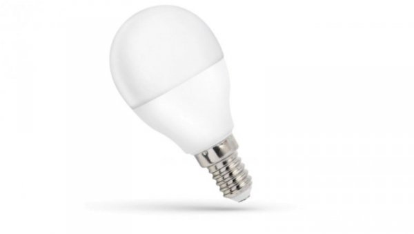 Żar. LED E14 230V 8W 620lm kulka ciepła