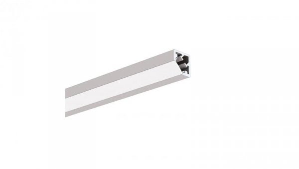 Profil led KUBIK 2m anodowany z przesłoną mleczną com KUBIK-MLC-2M-A